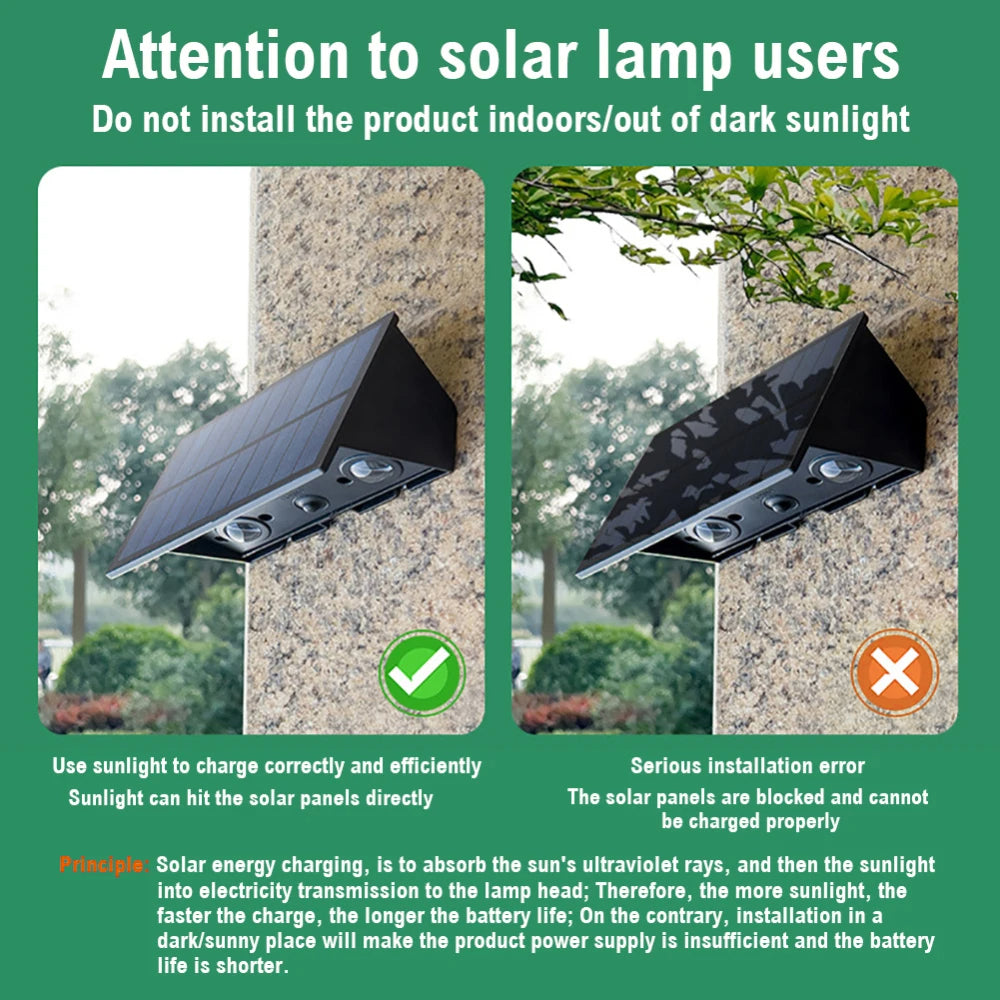 YH0616 2PCS Waterproof Porch Wall Hanging Light Solar Powered Outdoor Lamp YH0616 2PCS Waterproof Porch Wall Hanging Light Solar Powered Outdoor Lamp